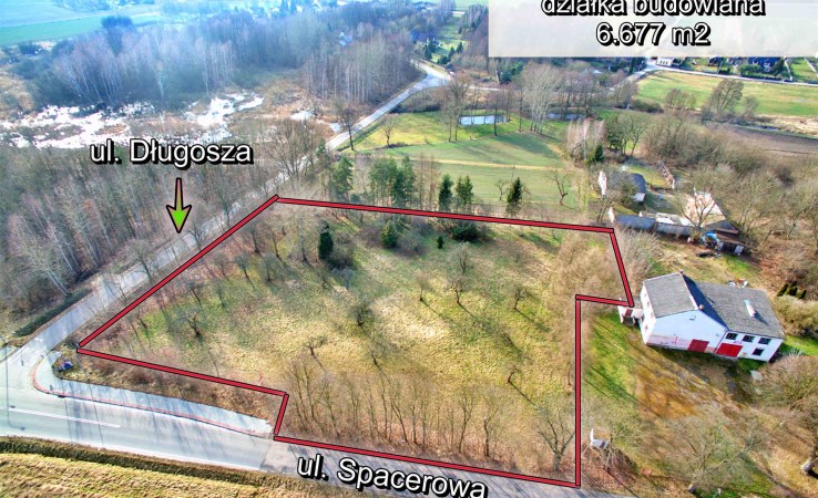 działka na sprzedaż - Mykanów, Grabowa, Długosza