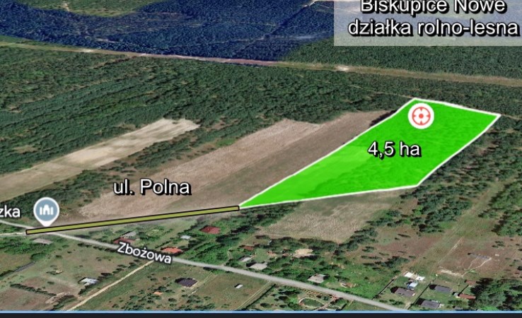 działka na sprzedaż - Olsztyn, Biskupice Nowe, Polna
