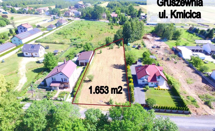 działka na sprzedaż - Kłobucki, Gruszewnia, Kmicica