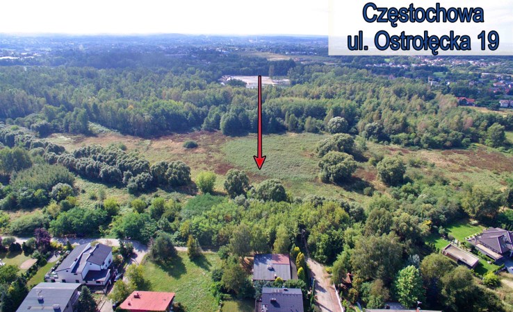 działka na sprzedaż - Częstochowa, Ostrołęcka 19
