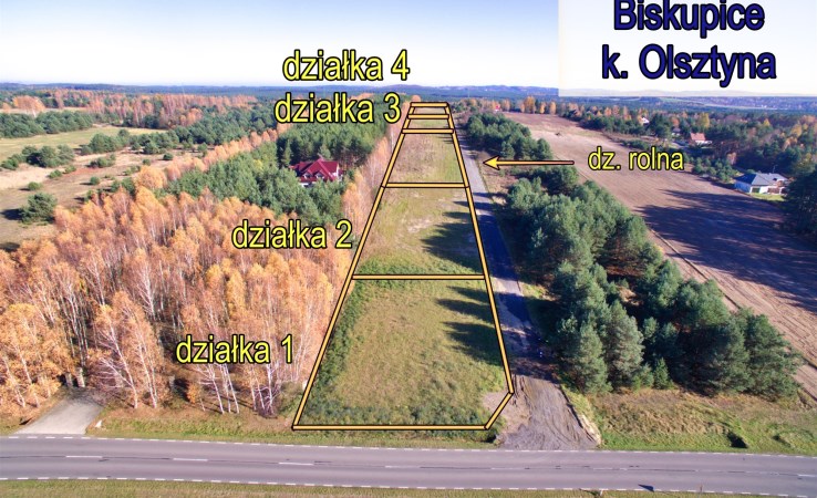 działka na sprzedaż - Olsztyn, Biskupice, Żarecka